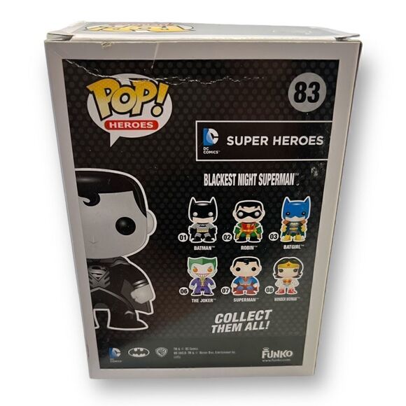 Funko Pop DC Comics 83 Blackest Night Superman - Picture 5 of 5